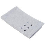 GÄSTETUCH 30/50 cm QUATTRO Silberfarben  - Silberfarben, KONVENTIONELL, Textil (30/50cm) - Esposa