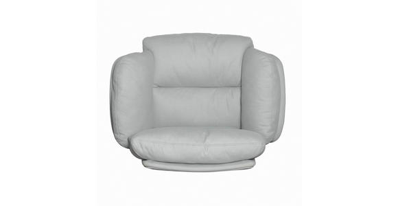 CHEFSESSEL Mikrofaser Schwarz, Hellgrau  - Hellgrau/Schwarz, Design, Kunststoff/Textil (79/101-109/74cm) - Venda