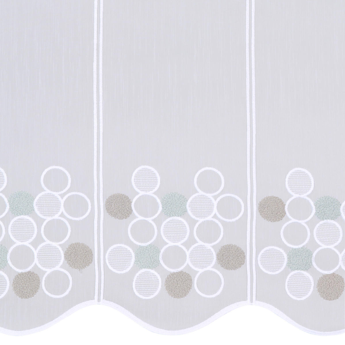 KURZGARDINE 60 cm   - Pastellgrün, KONVENTIONELL, Textil (60cm) - Esposa