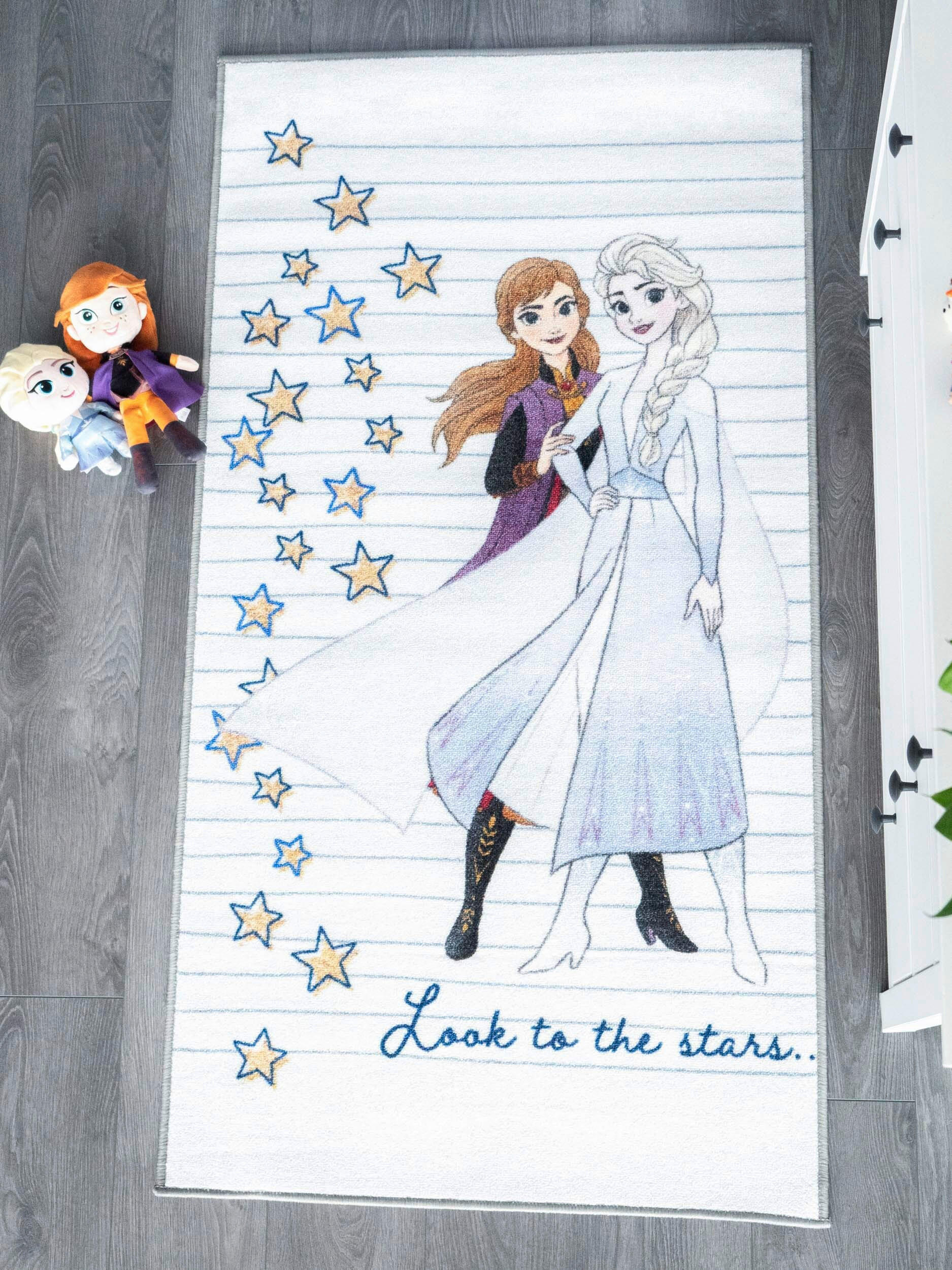 GYEREKSZŐNYEG  DISNEY CARPET  - világosszürke, Basics, műanyag/textil (80/150cm)
