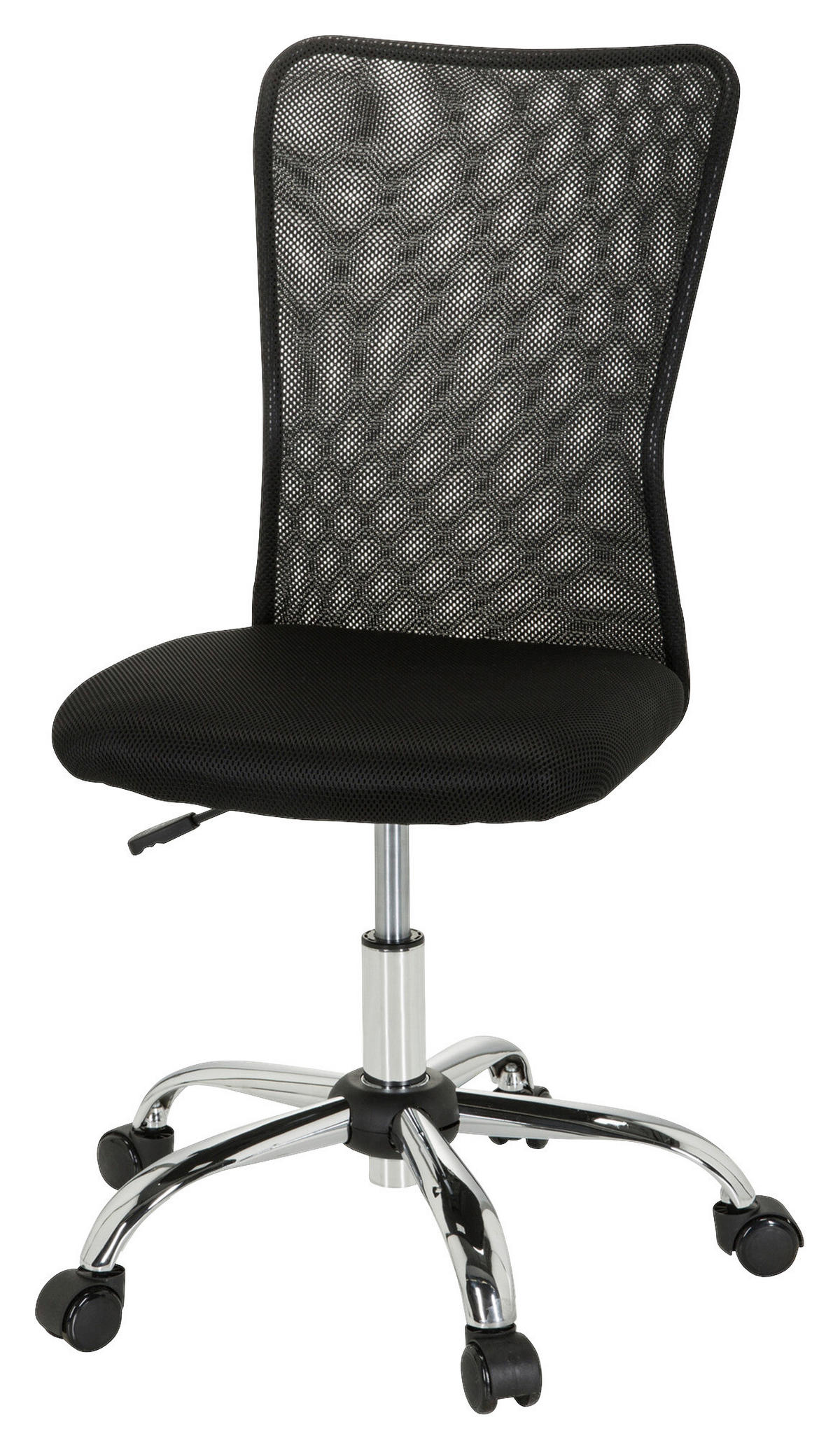 OTOČNÁ ŽIDLE PRO MLÁDEŽ, černá - černá, Basics, plast (54/88-98/54cm) - MID.YOU