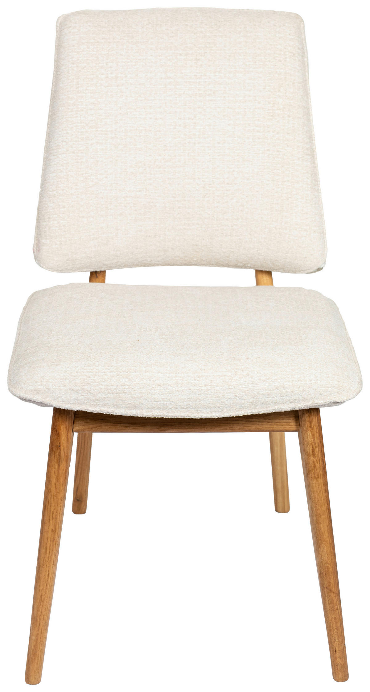 STUHL  Stoffauswahl Webstoff  - Eichefarben/Beige, MODERN, Holz/Textil (48/89,5/60cm) - Carryhome