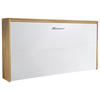 SCHRANKBETT 90/200 cm Weiß, Eichefarben  - Dunkelgrau/Eichefarben, MODERN, Holz/Holzwerkstoff (90/200cm) - Rauch Möbel
