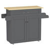 SERVIERWAGEN in Anthrazit, Honigeiche  - Honigeiche/Anthrazit, Basics, Holzwerkstoff/Kunststoff (114/89/39cm) - MID.YOU