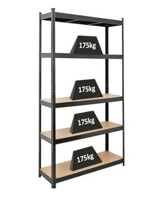 Schwerlastregal Simon 180x120x40 cm