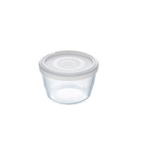 FAGYASZTÓ DOBOZ  0,6 l  - áttetsző/fehér, Basics, műanyag/üveg (0,6l) - Pyrex