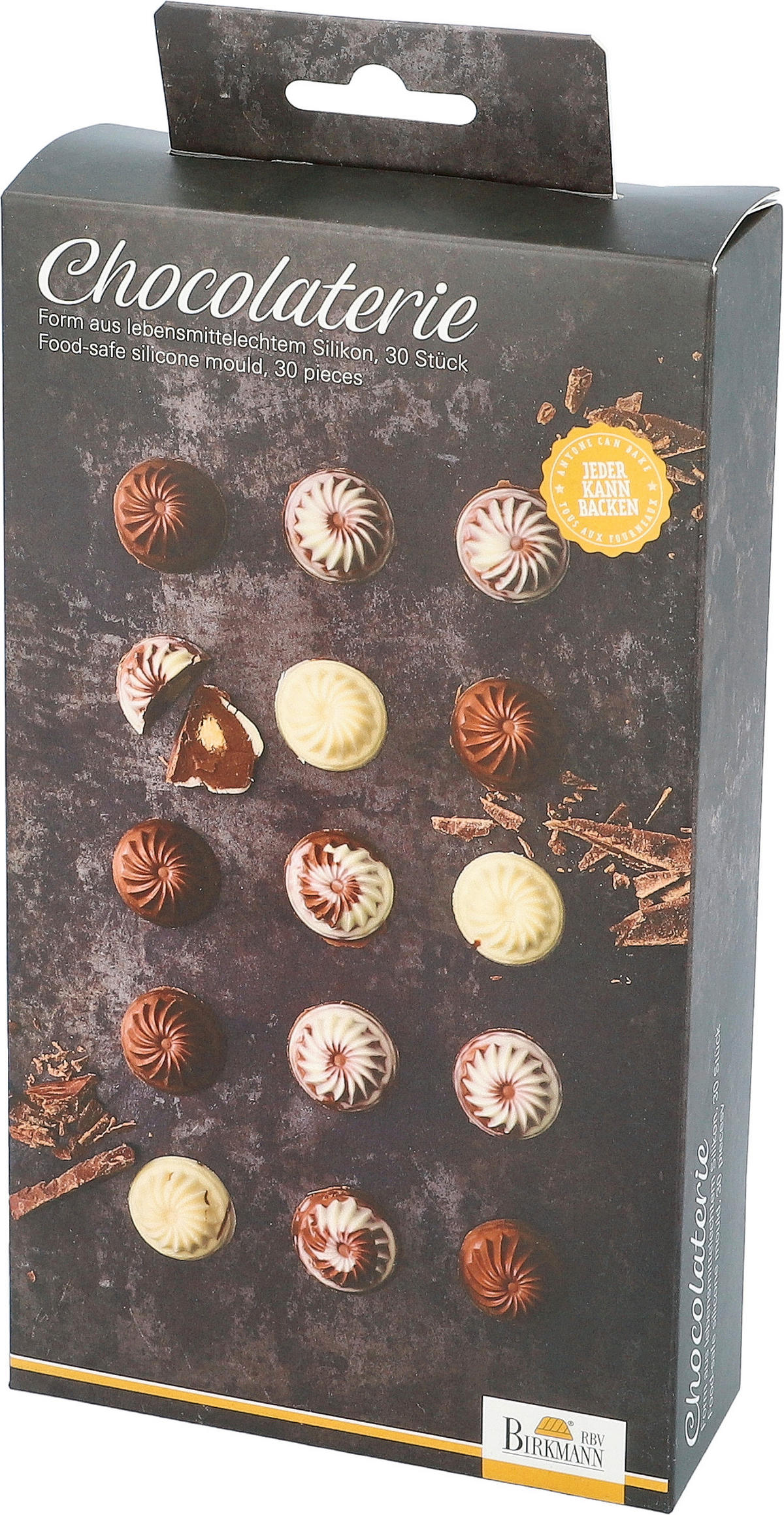 PRALINEN-BACKFORM  - Braun, KONVENTIONELL, Kunststoff (11,5/21,2/2cm) - Birkmann