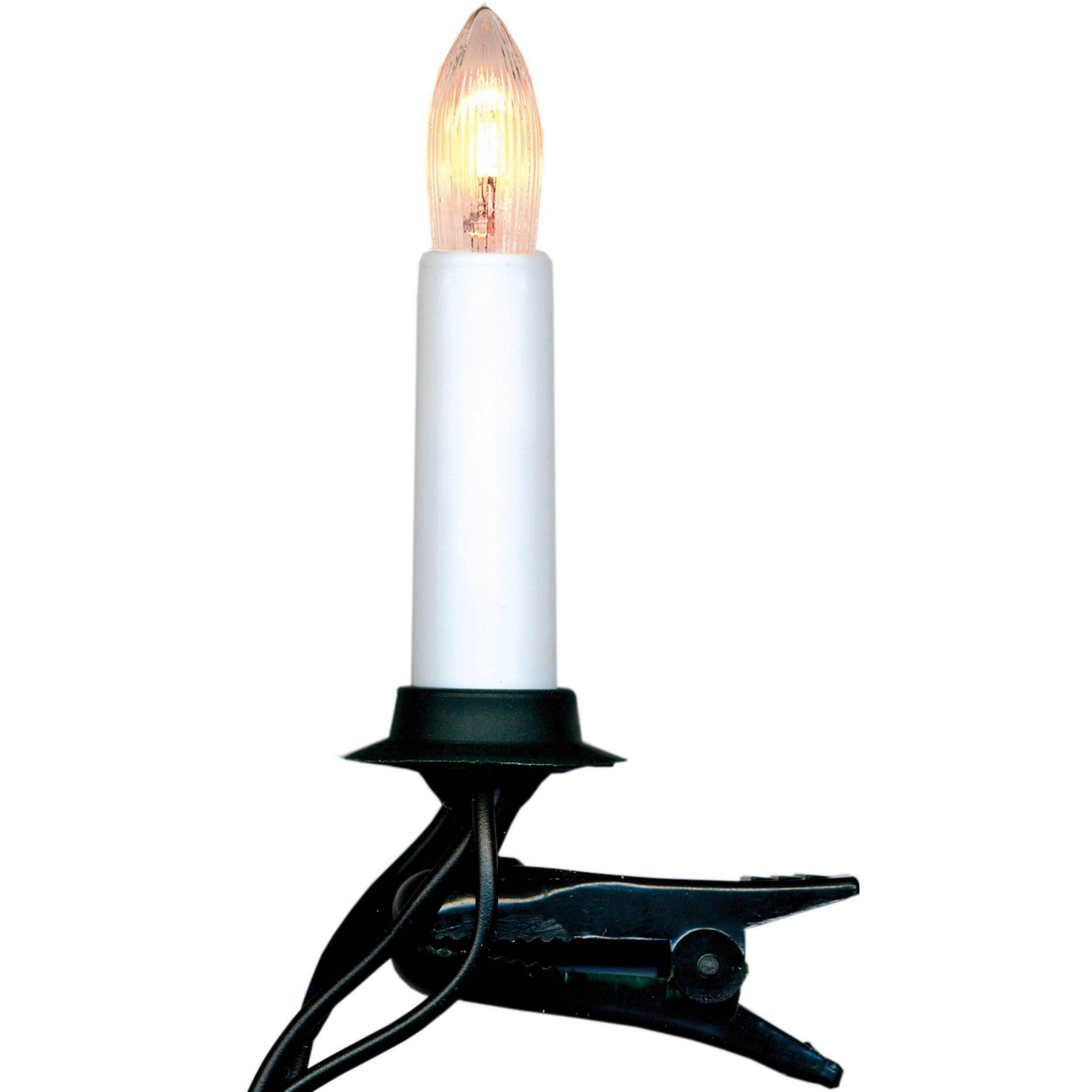 LICHTERKETTE  - Weiß/Grün, Basics, Kunststoff (105/5/11cm) - Eglo