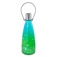SOLARLEUCHTENSET - Blau/Edelstahlfarben, Lifestyle, Glas/Kunststoff (9/26cm) - Ambia Garden