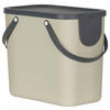 ABFALLSAMMLER 25 l  Kunststoff  - Beige, Basics, Kunststoff (23,5/34/40cm) - Rotho