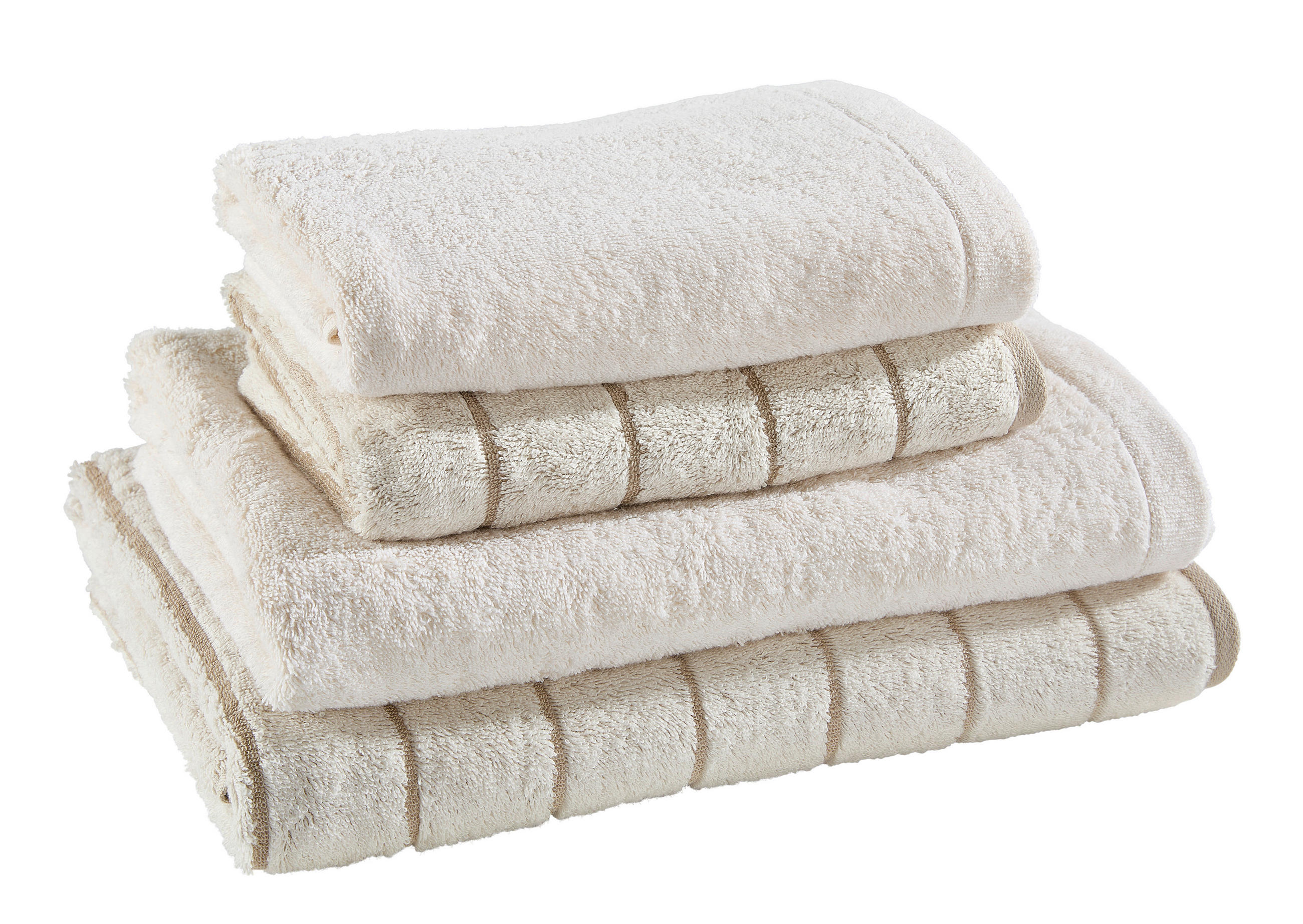 FROTTIERSET Naturfarben 4-teilig  - Naturfarben, Basics, Textil - Cawoe