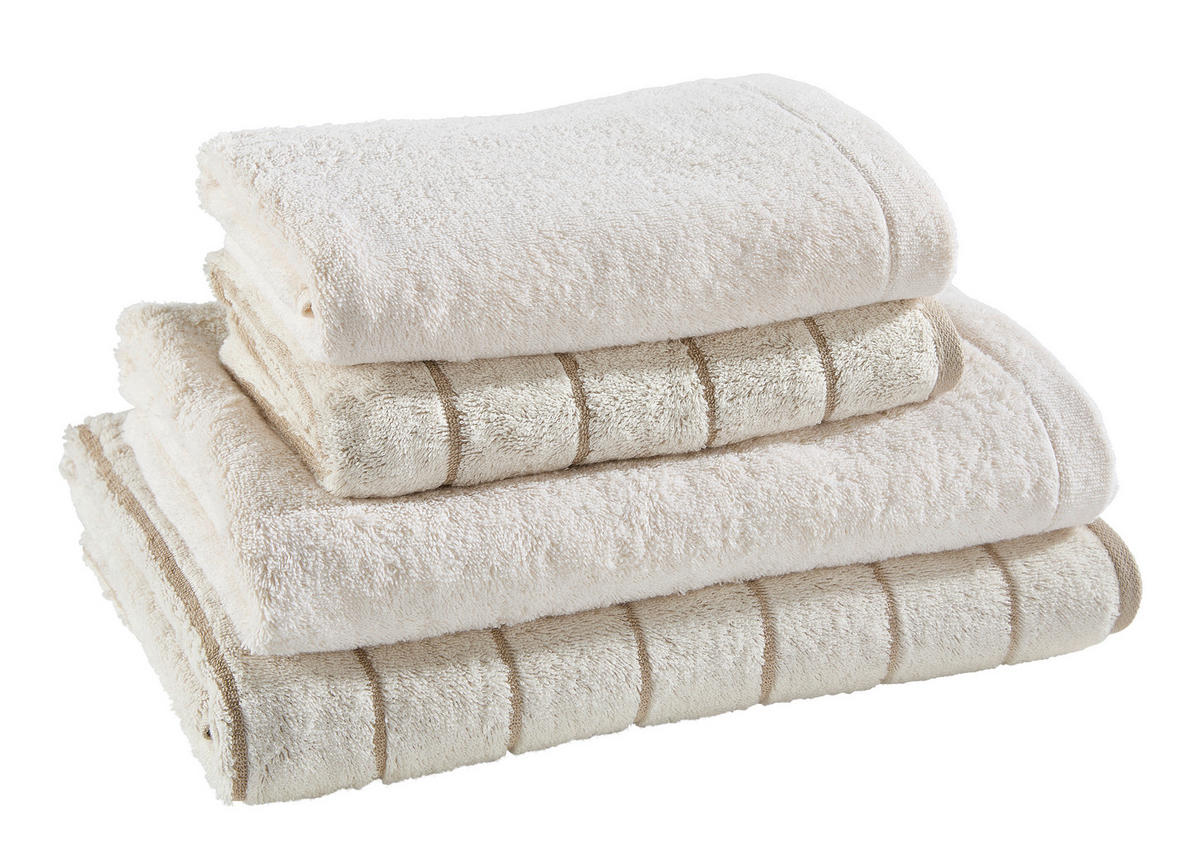 FROTTIERSET Naturfarben 4-teilig  - Naturfarben, Basics, Textil - Cawoe