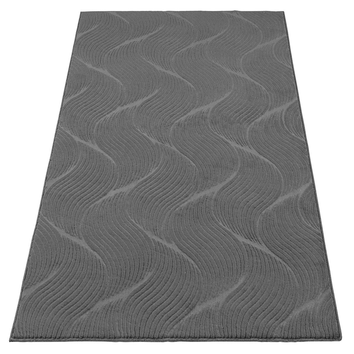LÄUFER 80/300 cm Stilo Anthrazit  - Anthrazit, KONVENTIONELL, Textil (80/300cm) - Novel