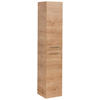 HOCHSCHRANK 30/159/32 cm  - Eichefarben/Silberfarben, MODERN, Glas/Holzwerkstoff (30/159/32cm) - MID.YOU