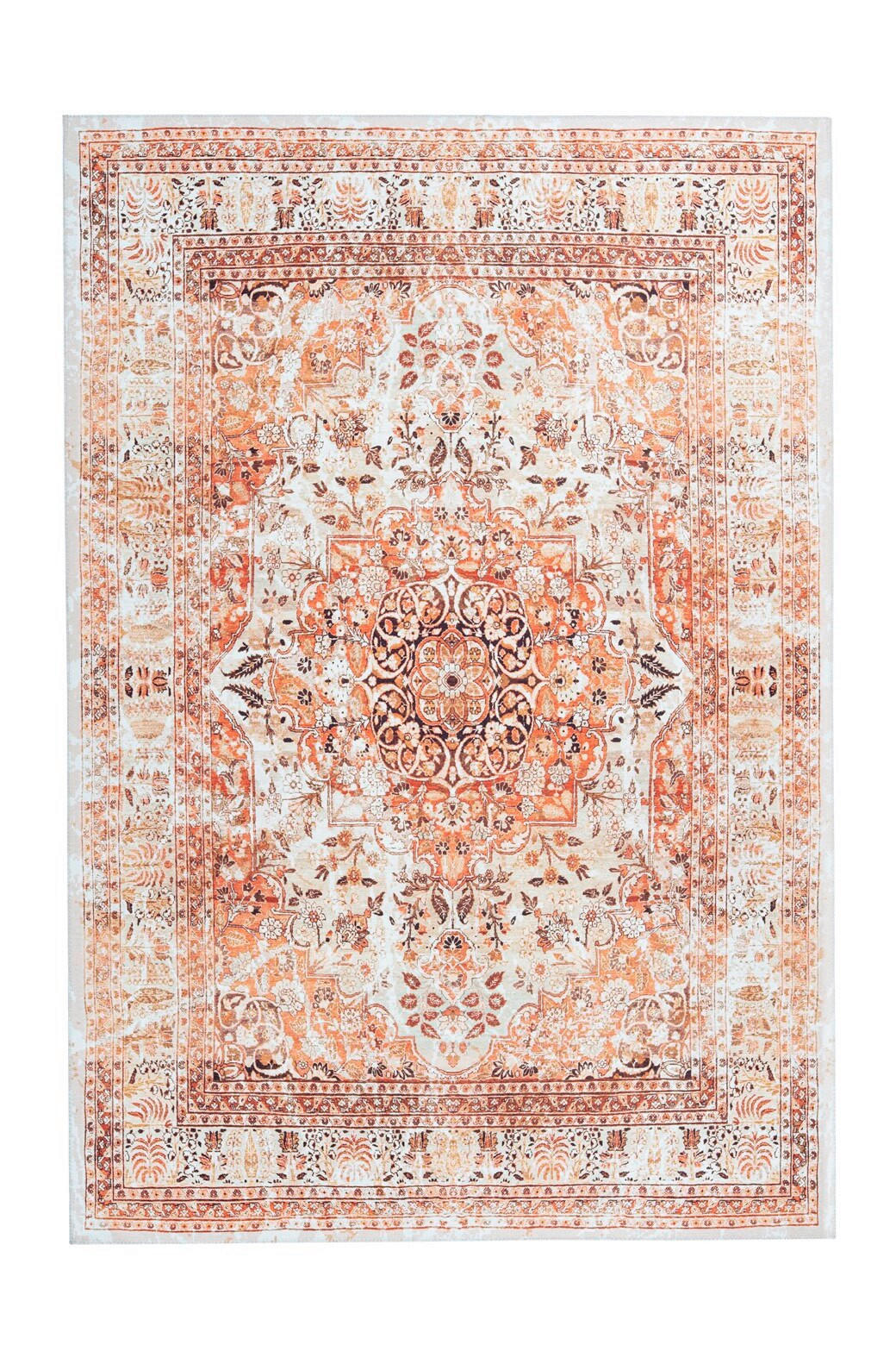 FLACHWEBETEPPICH 120/170 cm Galaxy 1000 Orange / Beige  - Beige/Orange, Basics, Textil (120/170cm) - Novel