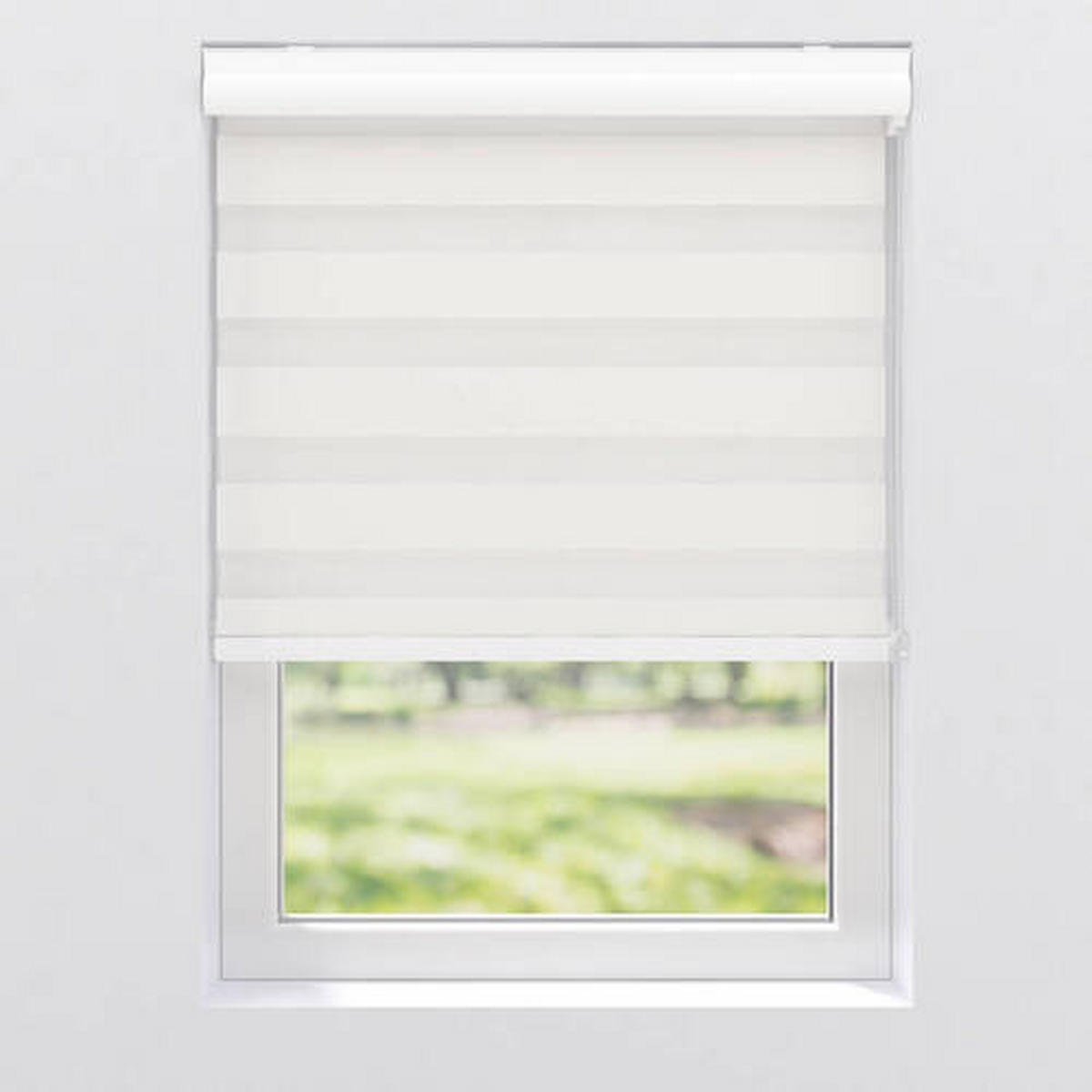 DUOROLLO SCHNEEWEIß 60/240 cm  - Weiß, KONVENTIONELL, Textil (60/240cm)