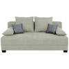 SCHLAFSOFA  mit Webstoff Beige  - Beige/Schwarz, Design, Kunststoff/Textil (200/90/110cm) - P & B