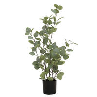 KUNSTPFLANZE 76 cm  - Graubraun/Schwarz, Basics, Kunststoff/Textil (76cm) - Ambia Home