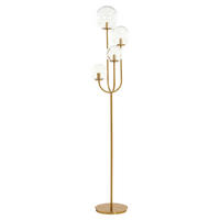 STEHLEUCHTE 42/20/182 cm    - Goldfarben, Design, Metall (42/20/182cm) - Light & Living
