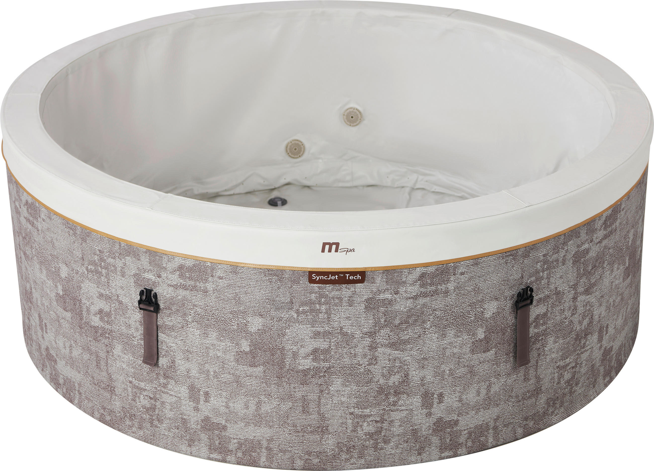 WHIRLPOOL MSPA COCOON 180/65 cm  - Hellbraun, KONVENTIONELL, Kunststoff (180/65cm)