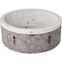 WHIRLPOOL MSPA COCOON 180/65 cm  - Hellbraun, KONVENTIONELL, Kunststoff (180/65cm)