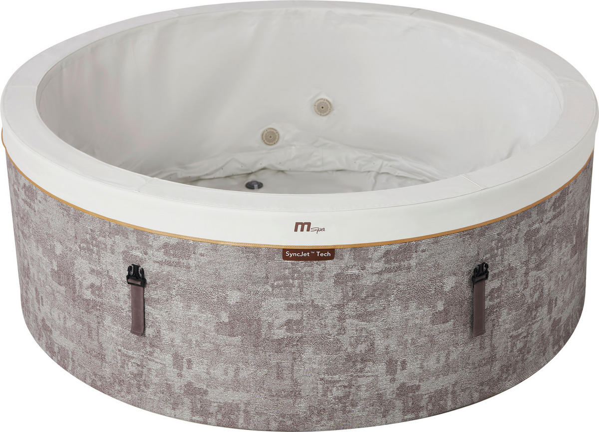 WHIRLPOOL MSPA COCOON 180/65 cm  - Hellbraun, KONVENTIONELL, Kunststoff (180/65cm)