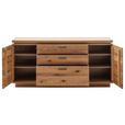 SIDEBOARD Eichefarben  180/84/44 cm  - Eichefarben/Anthrazit, Natur, Holz/Holzwerkstoff (180/84/44cm) - Linea Natura