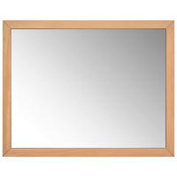 FALI TÜKÖR 99,6/78,5/5 cm    - tölgyfa színű, Konventionell, Üveg/fa (99,6/78,5/5cm) - Linea Natura