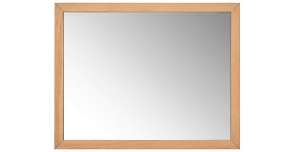 WANDSPIEGEL 99,6/78,5/5 cm  - Eichefarben, KONVENTIONELL, Glas/Holz (99,6/78,5/5cm) - Linea Natura