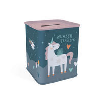 SPARDOSE - Multicolor, Design, Metall (7,8/9,3/7,8cm)