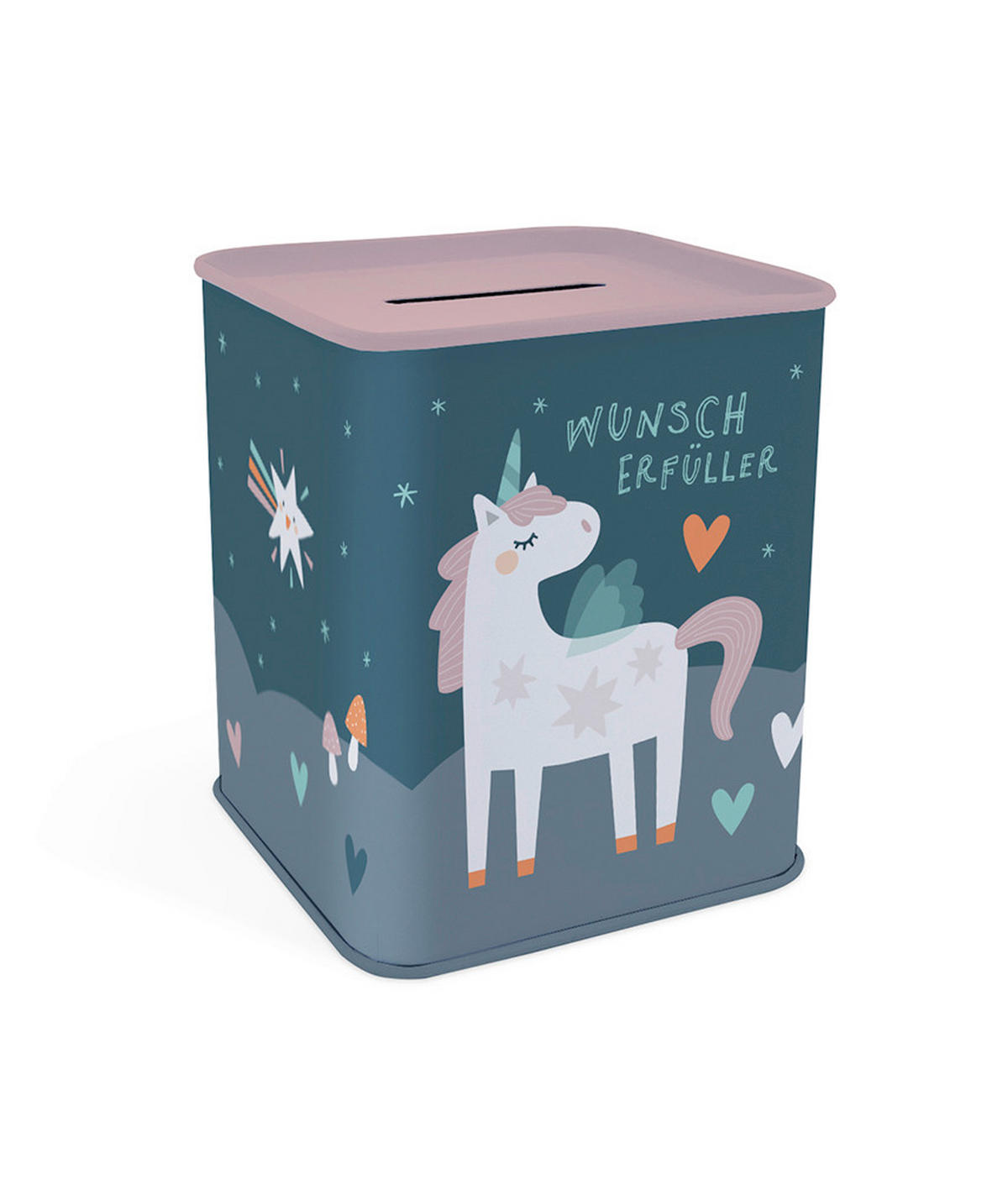 SPARDOSE - Multicolor, Design, Metall (7,8/9,3/7,8cm)