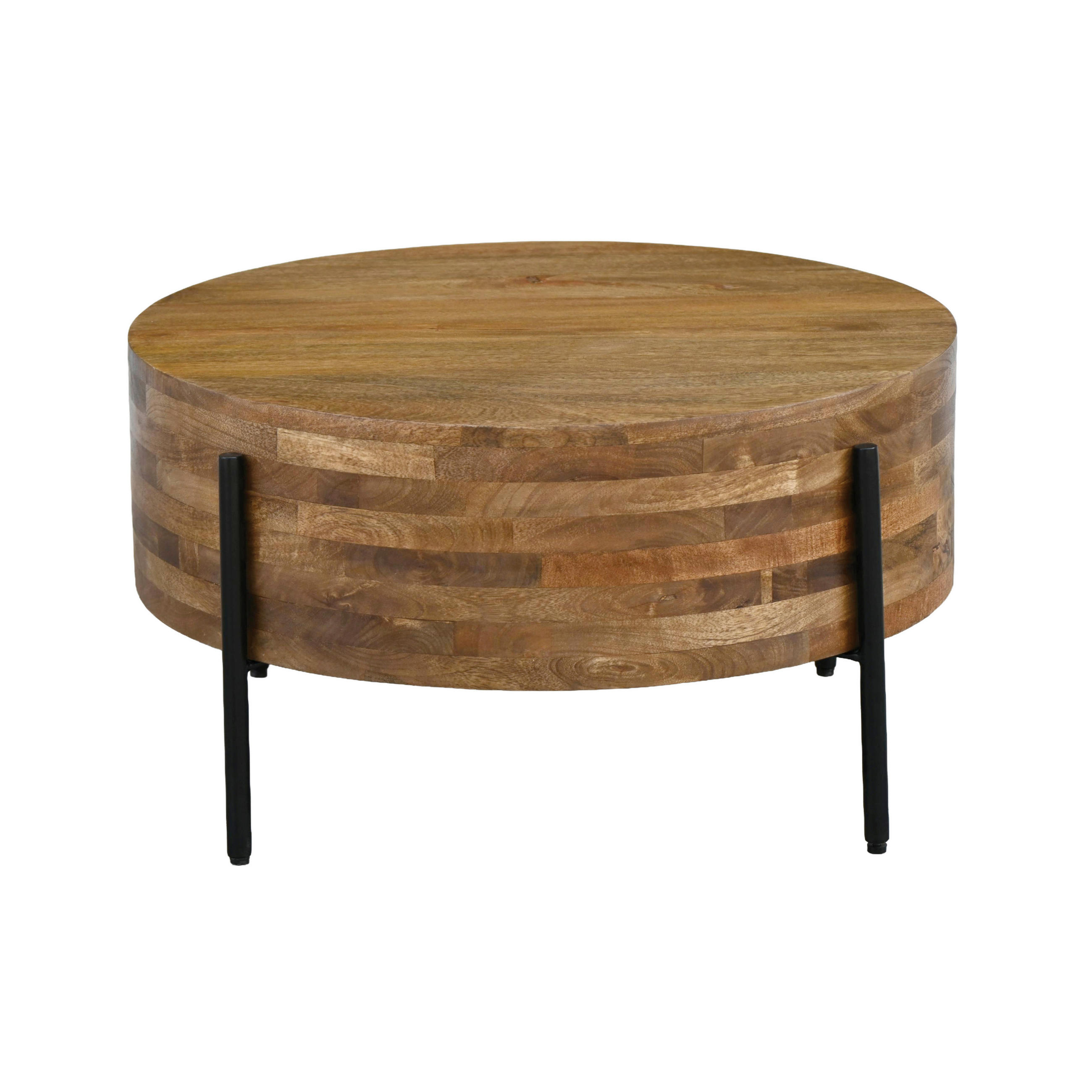 Livetastic Couchtisch Braun 70x36x70 cm