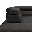 ECKSOFA  in Lederlook Anthrazit  230/263 cm  - Anthrazit/Schwarz, Design, Kunststoff/Textil (230/263cm) - Hom`in