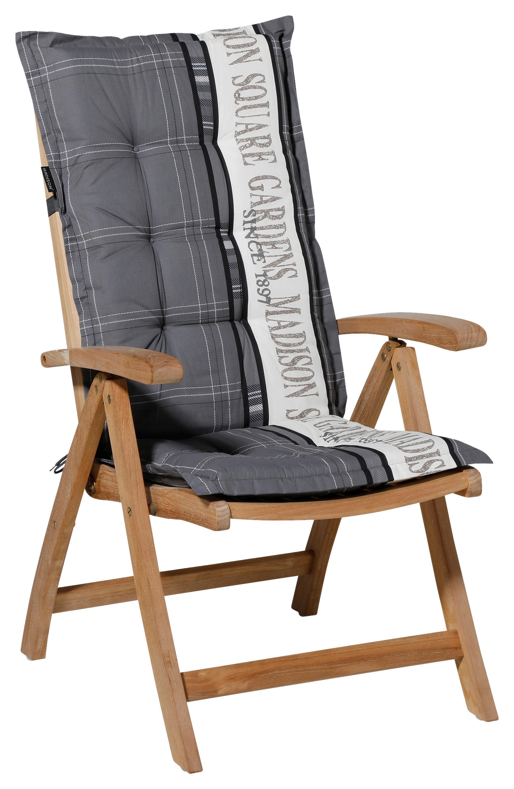 SESSELAUFLAGE  - Grau, Basics, Textil (50/7/123cm)