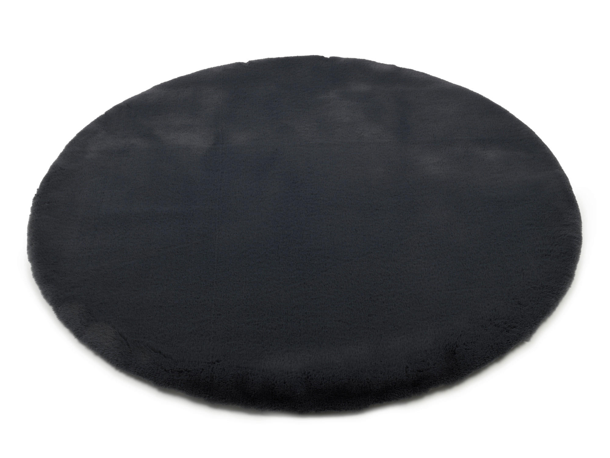 HOCHFLORTEPPICH 80 cm Silky Haven Dunkelgrau  - Dunkelgrau, Basics, Textil (80cm)