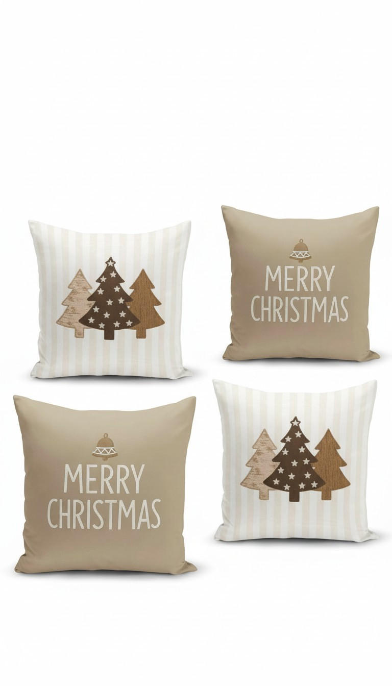 X-Mas Kissenbezug-Set Mehrfarbig 43x43 cm