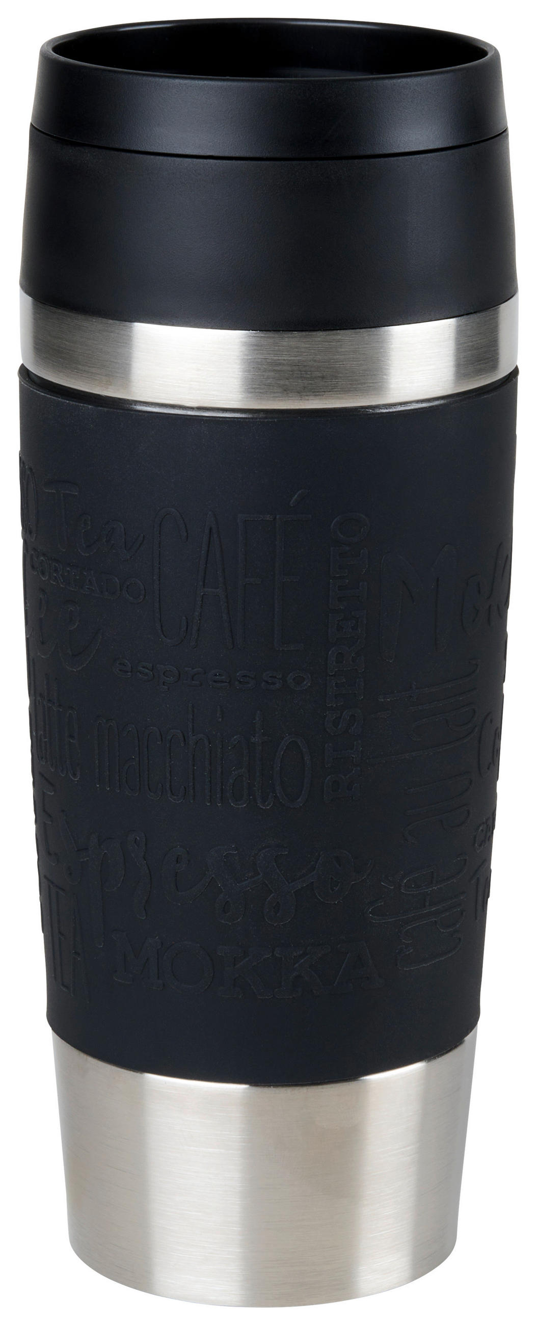 THERMOBECHER TRAVEL MUG 0,36 L  - Basics, Kunststoff/Metall (0,36l) - Emsa