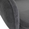 ARMLEHNSTUHL  Stoffauswahl, Sitzfläche 360° drehbar, automatische Rückholfunktion Cord  - Eichefarben/Anthrazit, Design, Holz/Textil (60/95/62cm) - Novel
