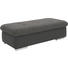 HOCKER Braun, Graphitfarben - Chromfarben/Graphitfarben, Design, Textil (130/42/63cm) - Beldomo Style HOCKER Braun, Graphitfarben - Chromfarben/Graphitfarben, Design, Textil (130/42/63cm) - Beldomo Style
