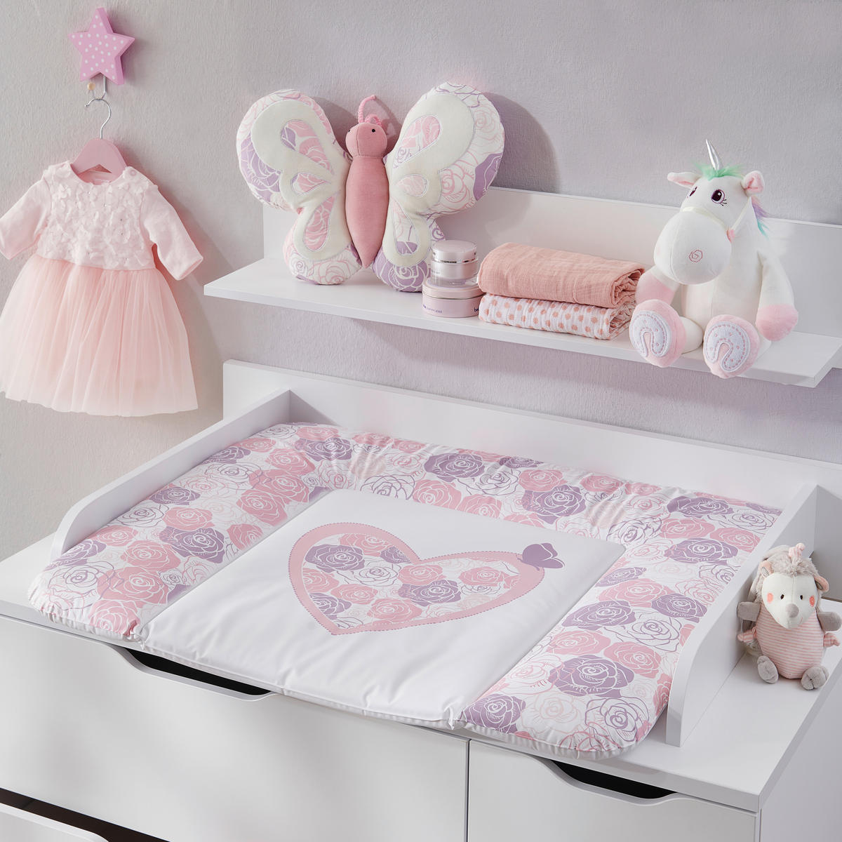 FALIPOLC Michi  - fehér, Trend, faalapú anyag/fa (94,7/20,00/19,6cm) - My Baby Lou