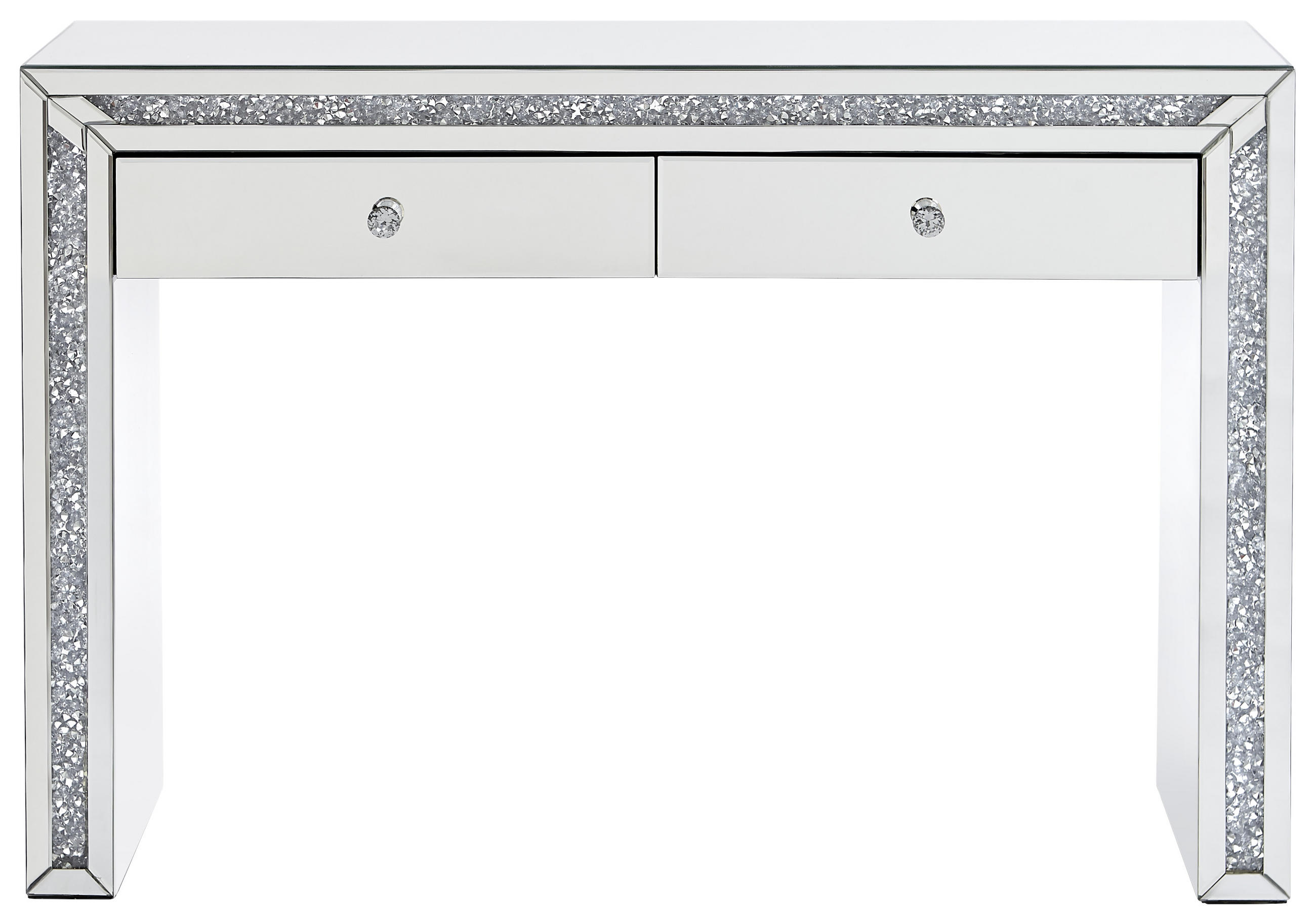 KONSOLBORD i glas, trämaterial 120/35/81 cm    - silver, Lifestyle, metall/trämaterial (120/35/81cm) - Xora