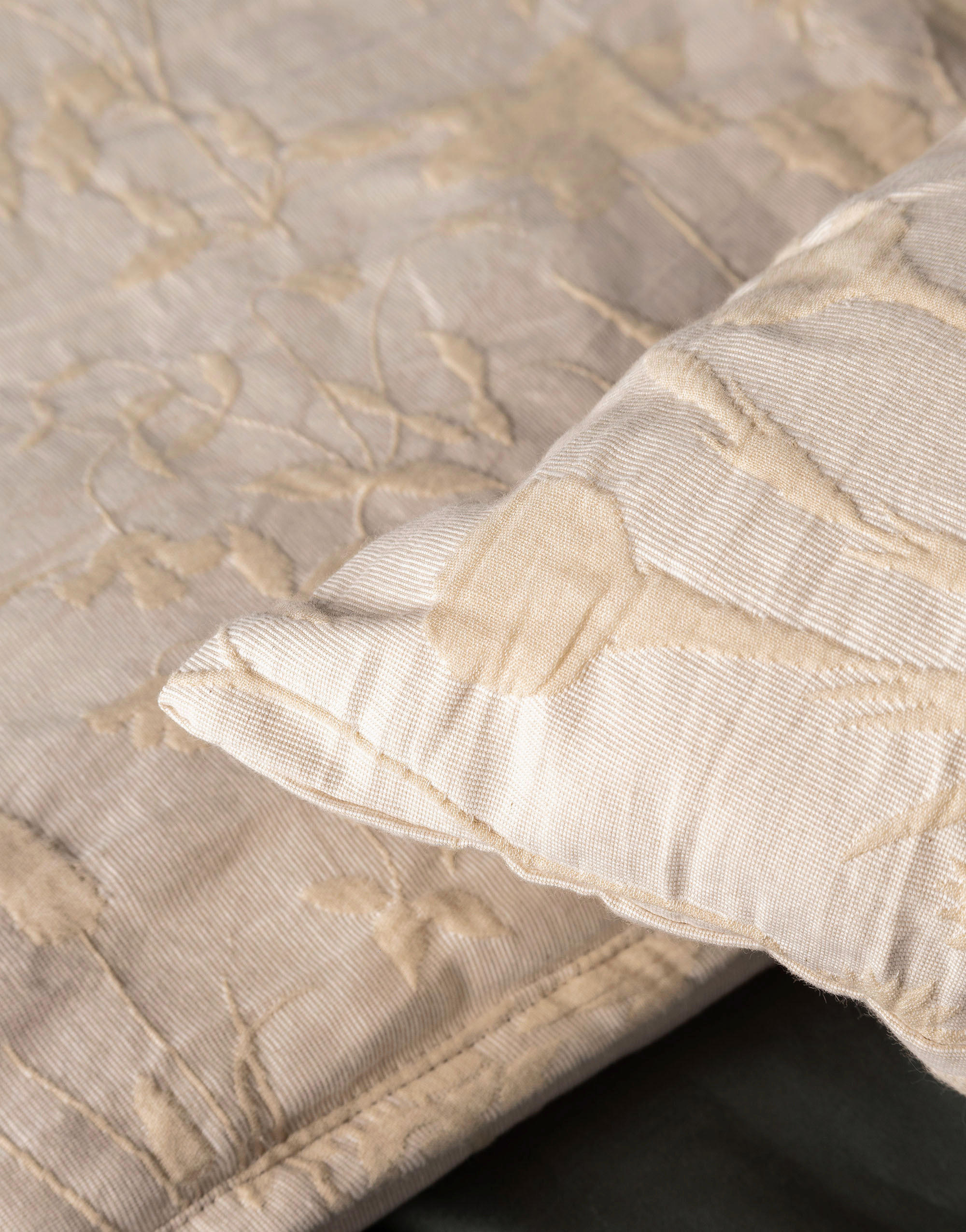 OKRASNA BLAZINA  MARIBEL    40/90 cm         - peščene barve, Konvencionalno, tekstil (40/90cm) - Essenza