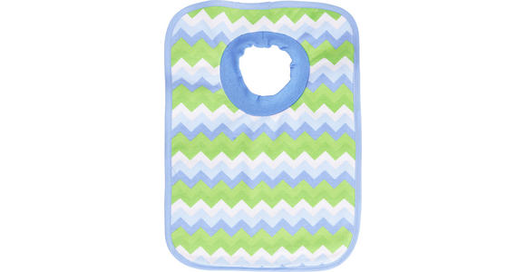 LÄTZCHEN 2-teilig - Blau/Weiß, Basics, Textil (23,5/37cm) - My Baby Lou