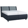 POLSTERBETT 180/200 cm  in Blau  - Blau/Weiss, Design, Holzwerkstoff/Kunststoff (180/200cm) - Beldomo - Sleep