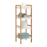 BADEZIMMERREGAL 36/110/33 cm  - Naturfarben/Weiß, KONVENTIONELL, Holz/Holzwerkstoff (36/110/33cm) - Xora