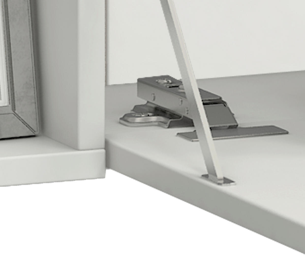 LAPTOPTISCH 90/20/60 cm klappbar, Stauraum, Regal, Wandmontage  - Weiß, KONVENTIONELL, Holzwerkstoff (90/20/60cm) - MID.YOU