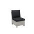 LOUNGEMITTELTEIL - Anthrazit/Hellgrau, Design, Kunststoff/Textil (78/56/83cm) - Kettler HKS LOUNGEMITTELTEIL - Anthrazit/Hellgrau, Design, Kunststoff/Textil (78/56/83cm) - Kettler HKS