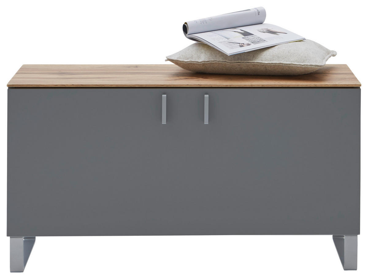 GARDEROBE 5-teilig  in 260/192/36 cm  - Eichefarben/Grau, Design, Holz/Holzwerkstoff (260/192/36cm) - Dieter Knoll