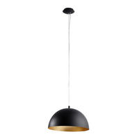 HÄNGELEUCHTE Gaetano 38/150 cm   - Goldfarben/Schwarz, Design, Metall (38/150cm) - Eglo