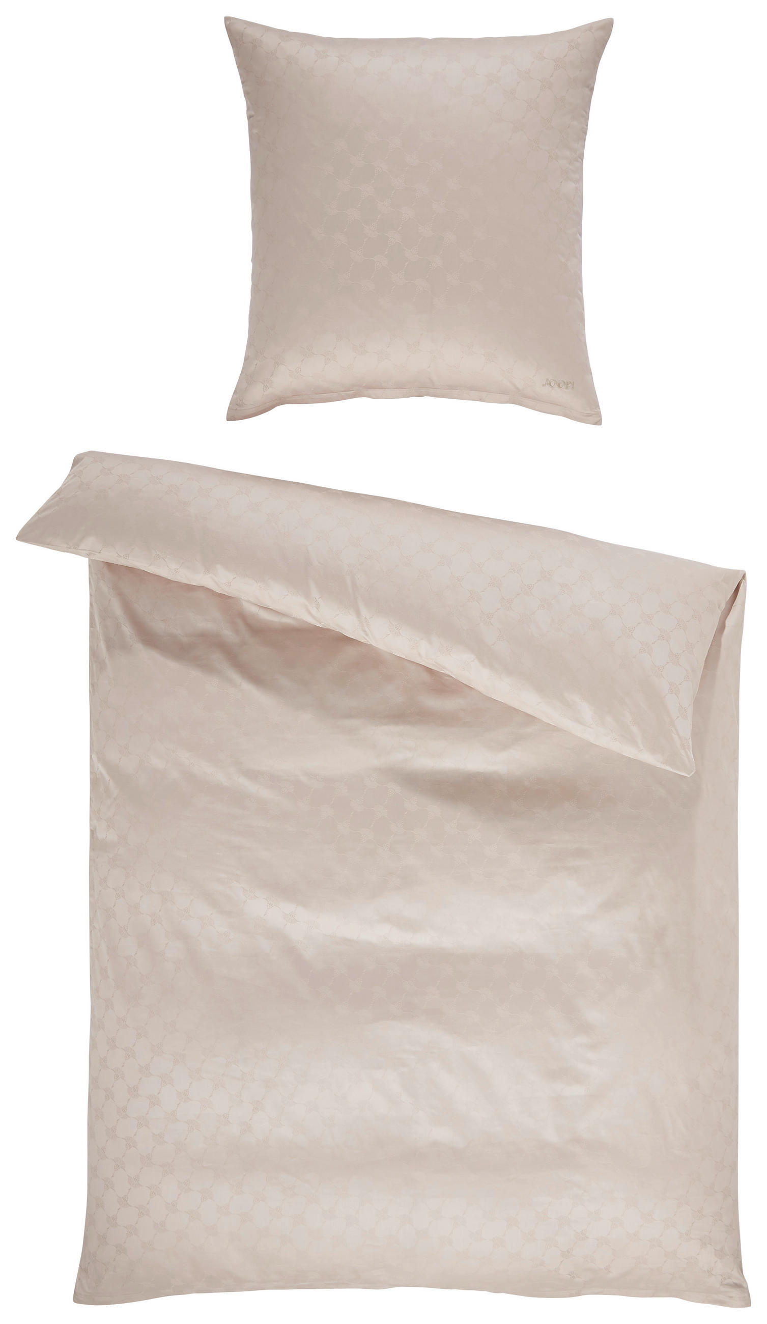 BETTWÄSCHE Makosatin - Sandfarben, Basics, Textil (135/200cm) - Joop!